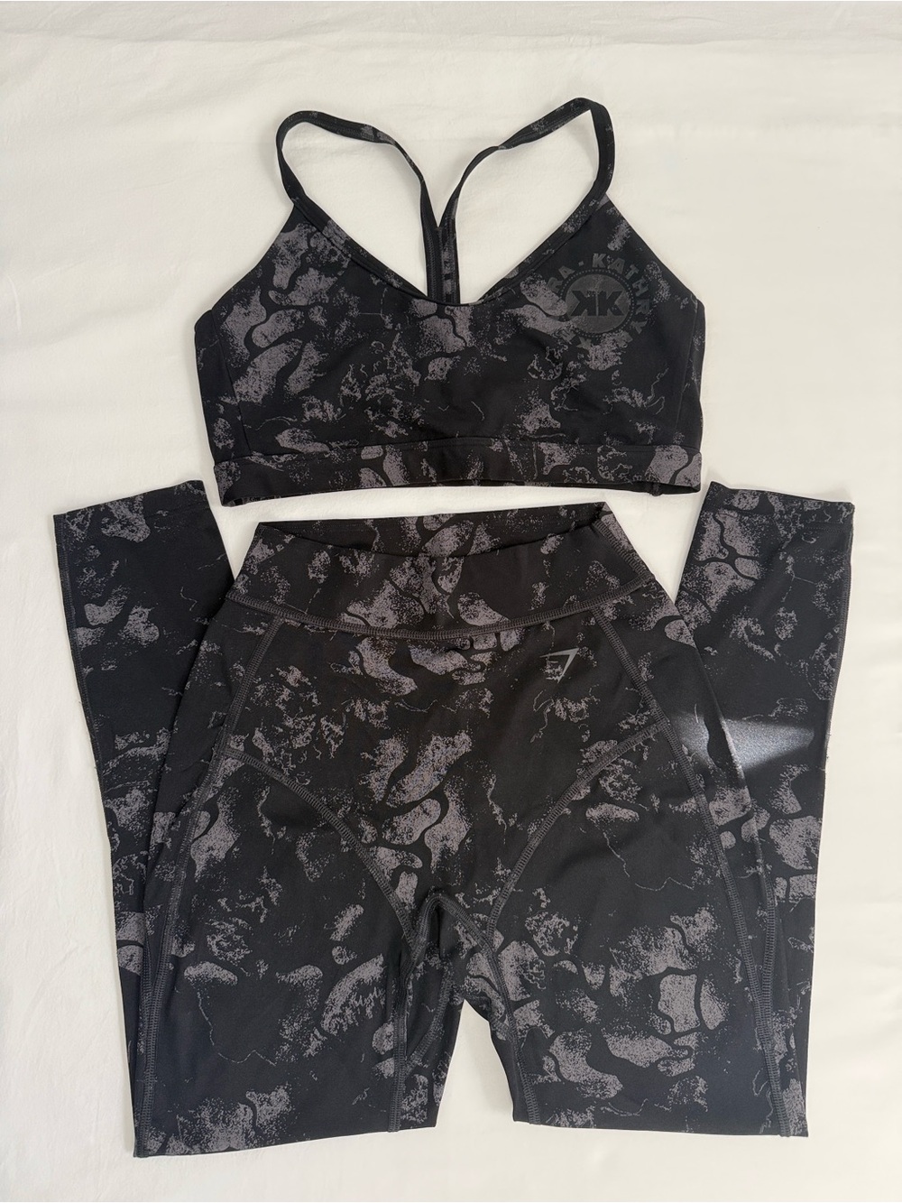 Gymshark KK Fit Collab Workout Set Black
